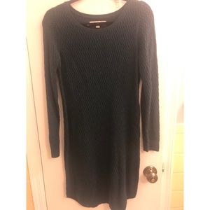 Green sweater dress